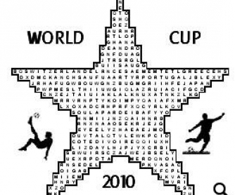 World Cup 2010 Wordsearch