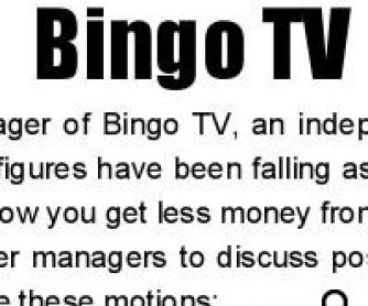 Bingo TV: Chairing A Meeting Role-Play