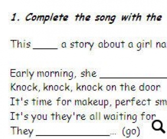 Song Worksheet: Lucky by Britney Spears (WITH VIDEO)