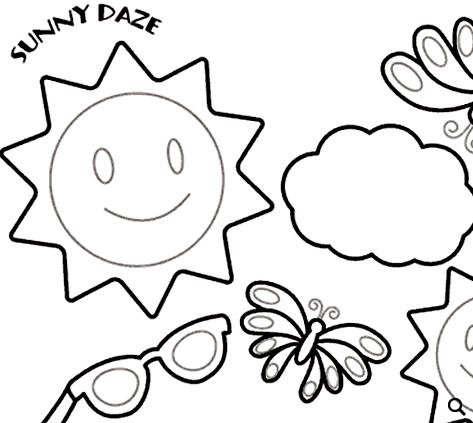 Everyday Decorations: Coloring Pages