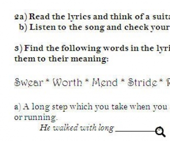 Song Worksheet: If Today Was Your Last Day by Nickelback (WITH VIDEO) - alternative