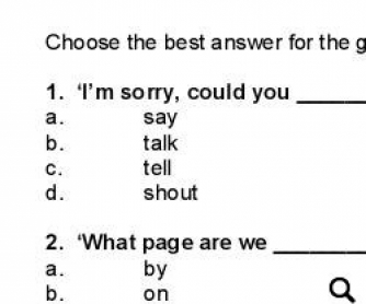How We Say Things In The Classroom: Classroom Quiz
