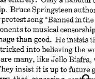 Rap Music and Censorship