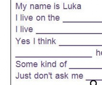 Song Worksheet: Luka by Suzanne Vega (WITH VIDEO)