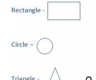 Shapes and Pictures Worksheet