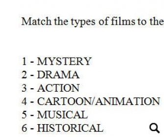 Film Types Worksheet