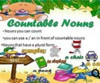 Countable and Uncountable Nouns Game