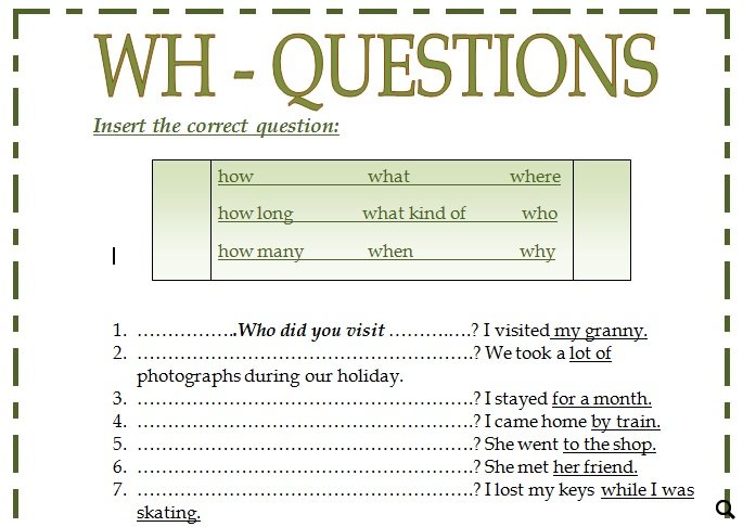 Subdividir Surgir Autónomo simple past wh questions exercises Para ...