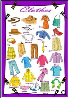 Clothes Worksheet