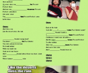 Song Worksheet: Missing by Everything But The Girl [WITH VIDEO]