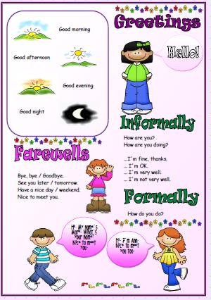 greetings introducing people worksheet