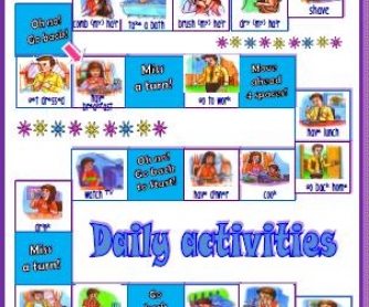 Daily Routines Boardgame