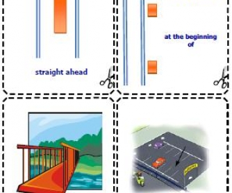 Giving Directions and Places in Town Flashcards
