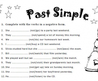 Past Simple Worksheet