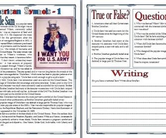 American Symbols: Uncle Sam (Reading Comprehension & Writing)