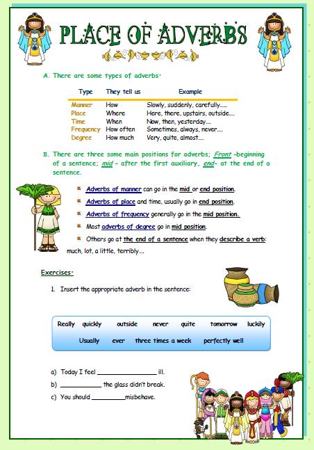 position-of-adverbs-worksheet