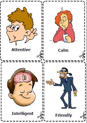 Personality Adjectives Flashcards