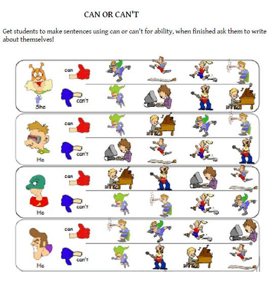 can or cant primary worksheet