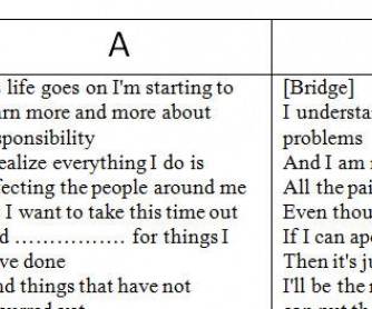 Song Worksheet: Blame It On Me by Akon