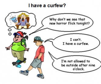 I Have A Curfew [TO BE ALLOWED TO]