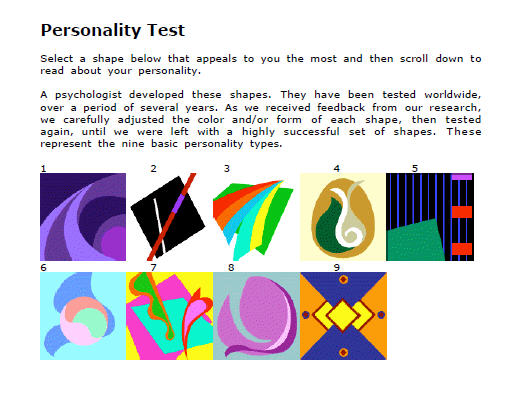 Personality psychology quiz Personality: Personality