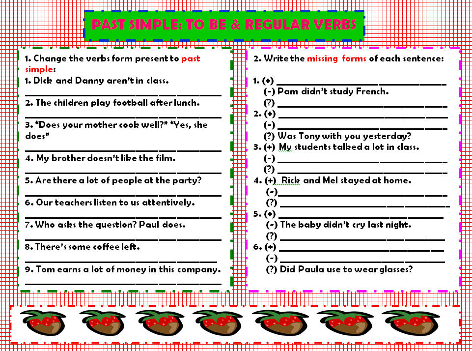 0 Result Images Of Past Simple Regular Verbs Perfect English Grammar 