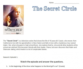 The Secret Circle Series Episode One