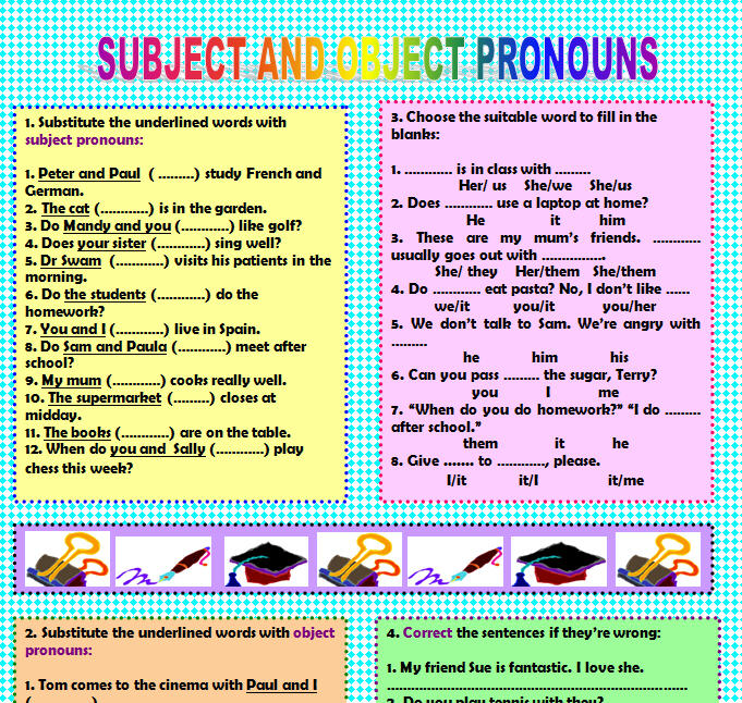 subjective-and-objective-pronouns-worksheets