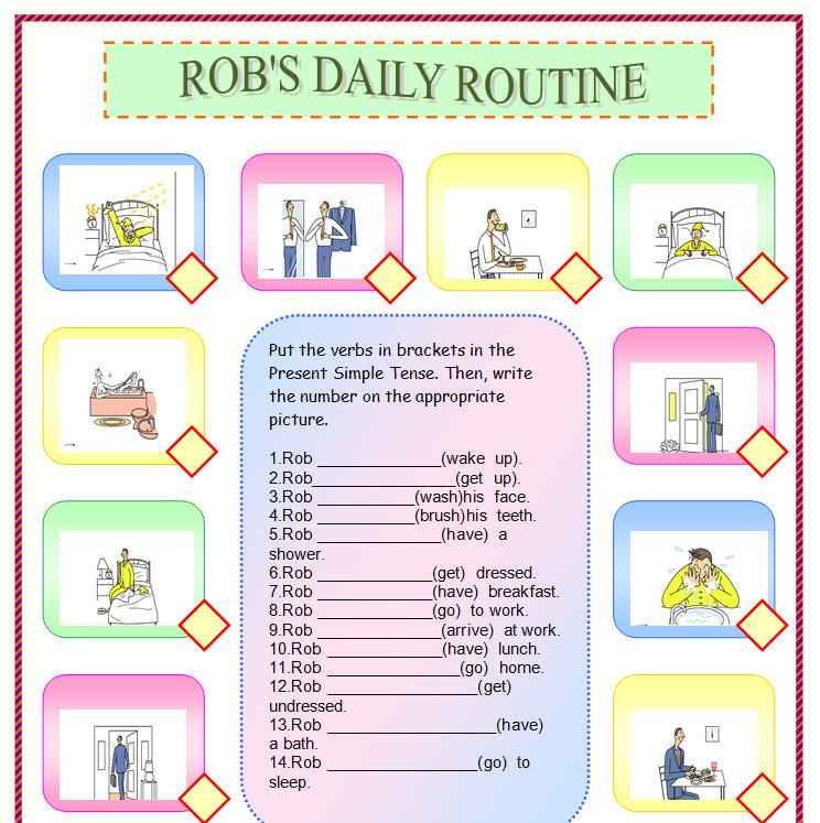 rob s daily routine