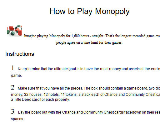 original monopoly board game rules