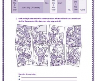 Can for Ability: Elementary Worksheet