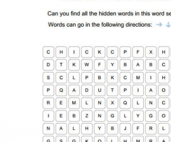 Easter Word Search II