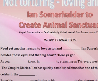 Not Torturing - Loving Animals (Word Formation)