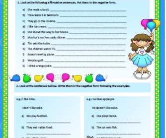 Present Simple: Interrogative Form Worksheet