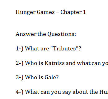 hunger games chapter 2