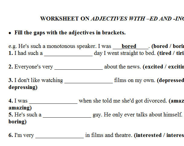 adjectives-with-ed-and-ing