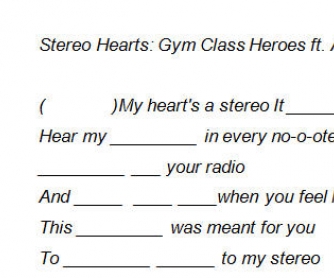 and my hearts a stereo