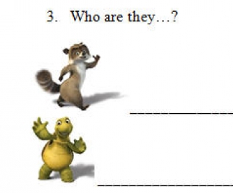 Movie Worksheet: Over The Hedge