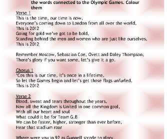 Olympic Song: This is 2012