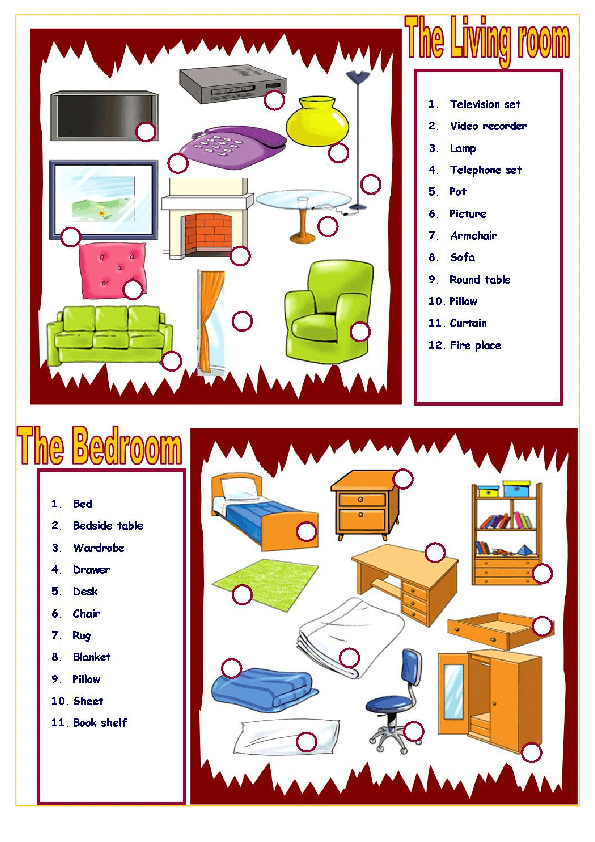 Bedroom Furniture Vocabulary online information