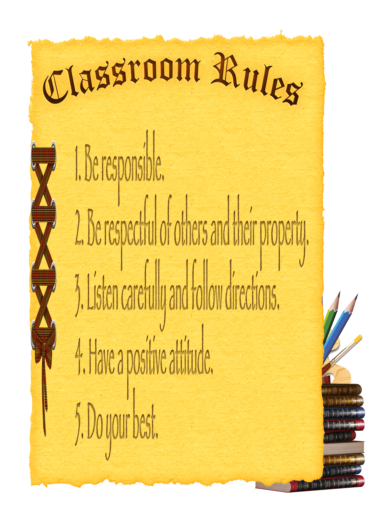 Classroom Rules Poster