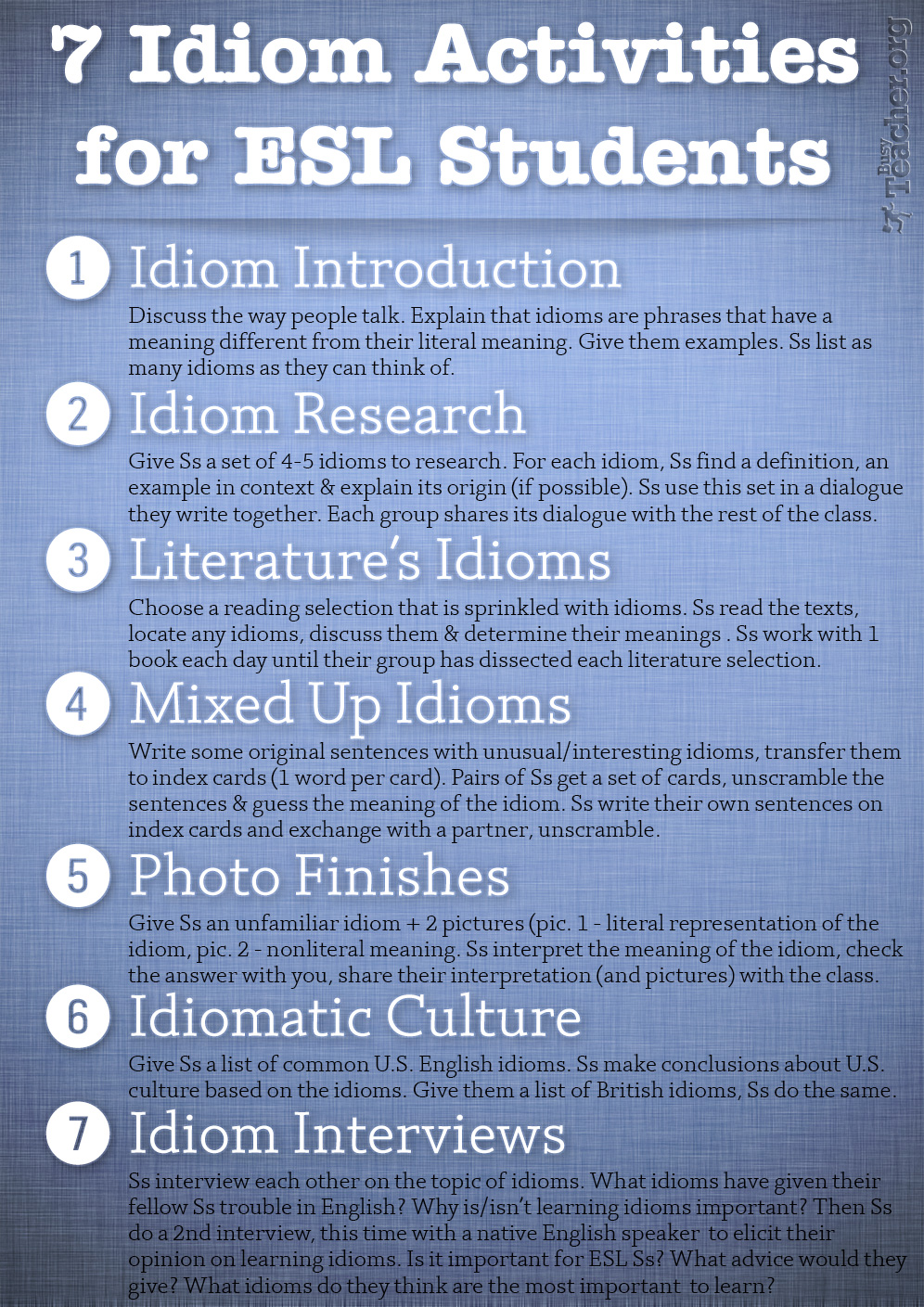 7-idiom-activities-for-esl-students-poster