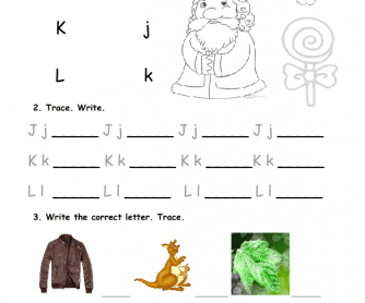 Alphabet Practice - JKL