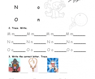 Alphabet Practice - MNO