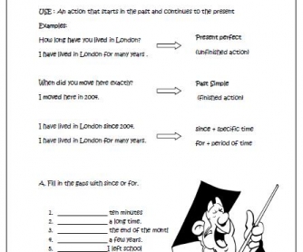 Present Perfect Tense Intermediate Worksheet