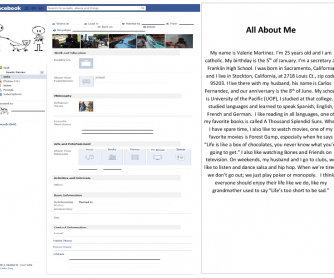 All About Me [Facebook Profile Template]