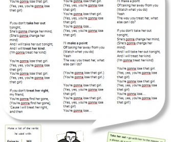 Song Worksheet: You're Gonna Lose That Girl by The Beatles