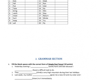 Past Simple - BusyTeacher: Free Printable Worksheets For Busy English  Teachers