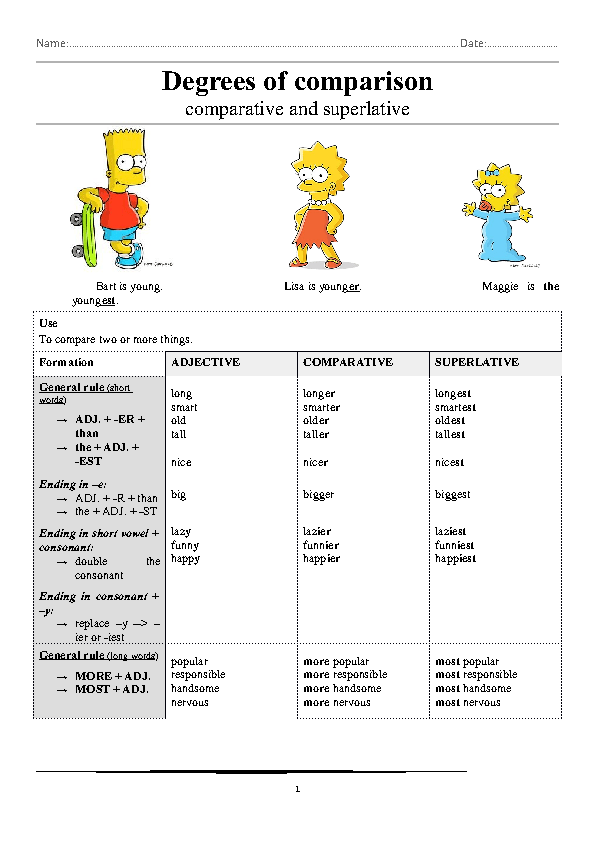 comparison-worksheet