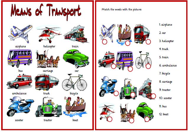 about means of transport
